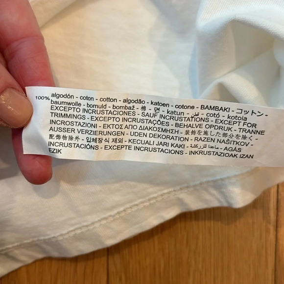 Zara Graphic Tee Cropped “Do it Mañana” Shirt Size Large - Picture 6 of 6